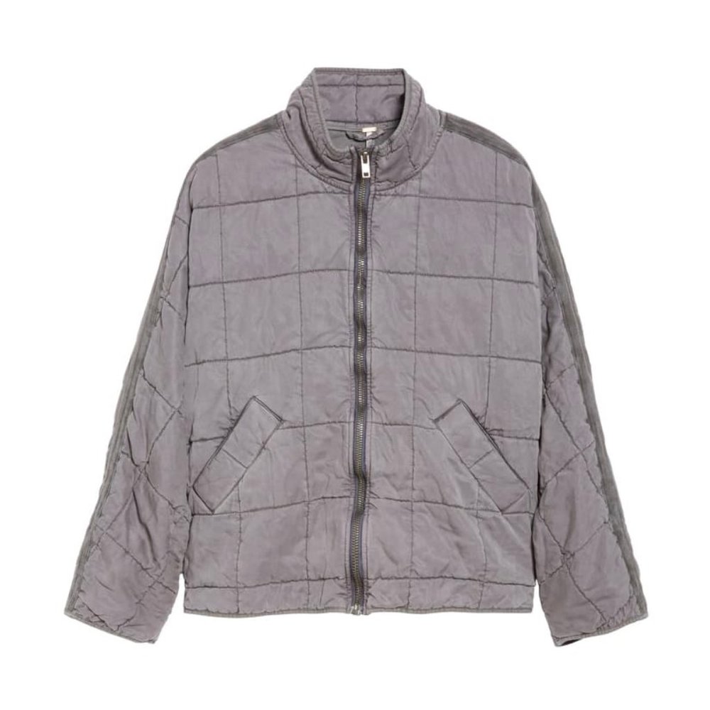 Free People Dolman Quilted Knit Jacket